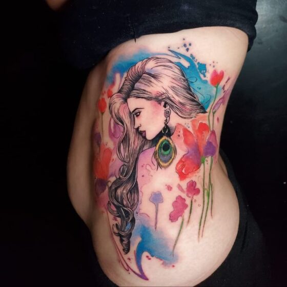 Girl tattoo Kansas city