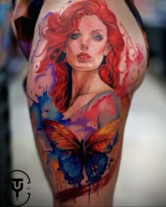 Kansas City Watercolor tattoo