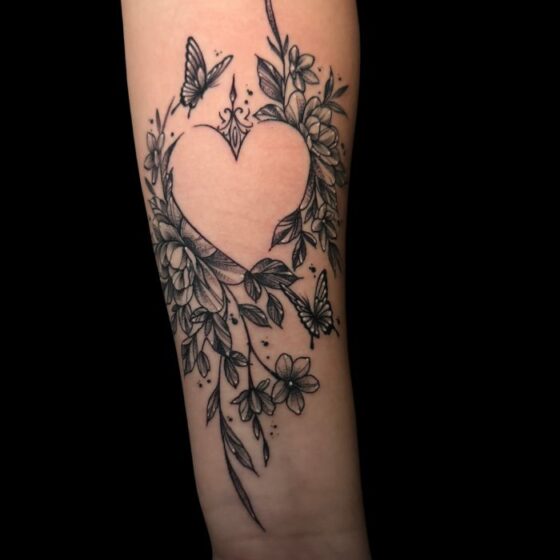 Kansas city heart tattoo