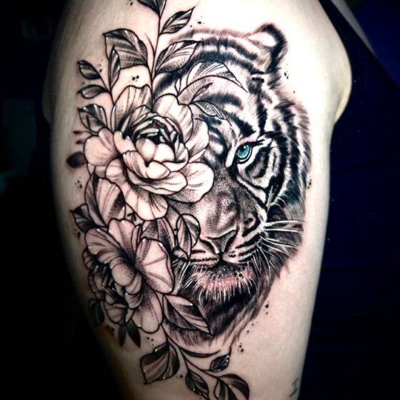Tiger tattoo Kansas city