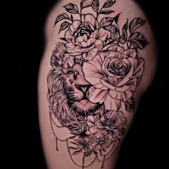 thigh tattoo Kansas city